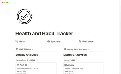 Health & Habit Tracker