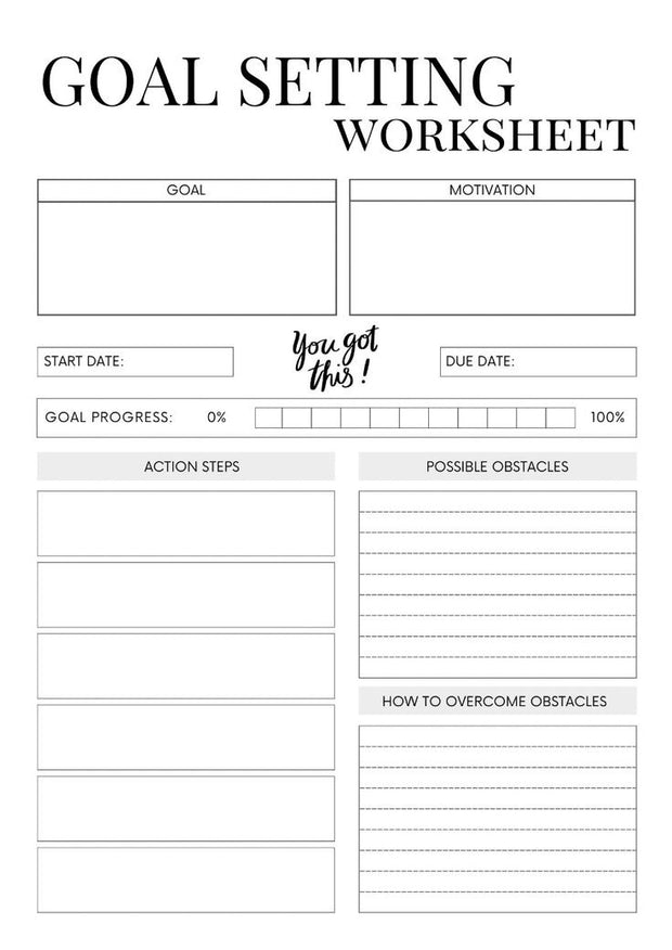 ADHD Daily planner Printable