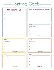 ADHD Daily planner Printable