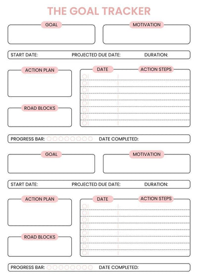 ADHD Daily planner Printable