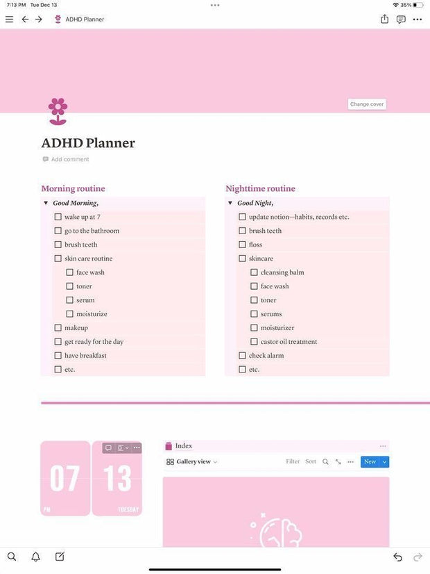 The ADHD Life Planner