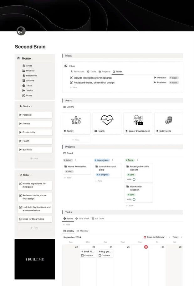 Second Brain Planner